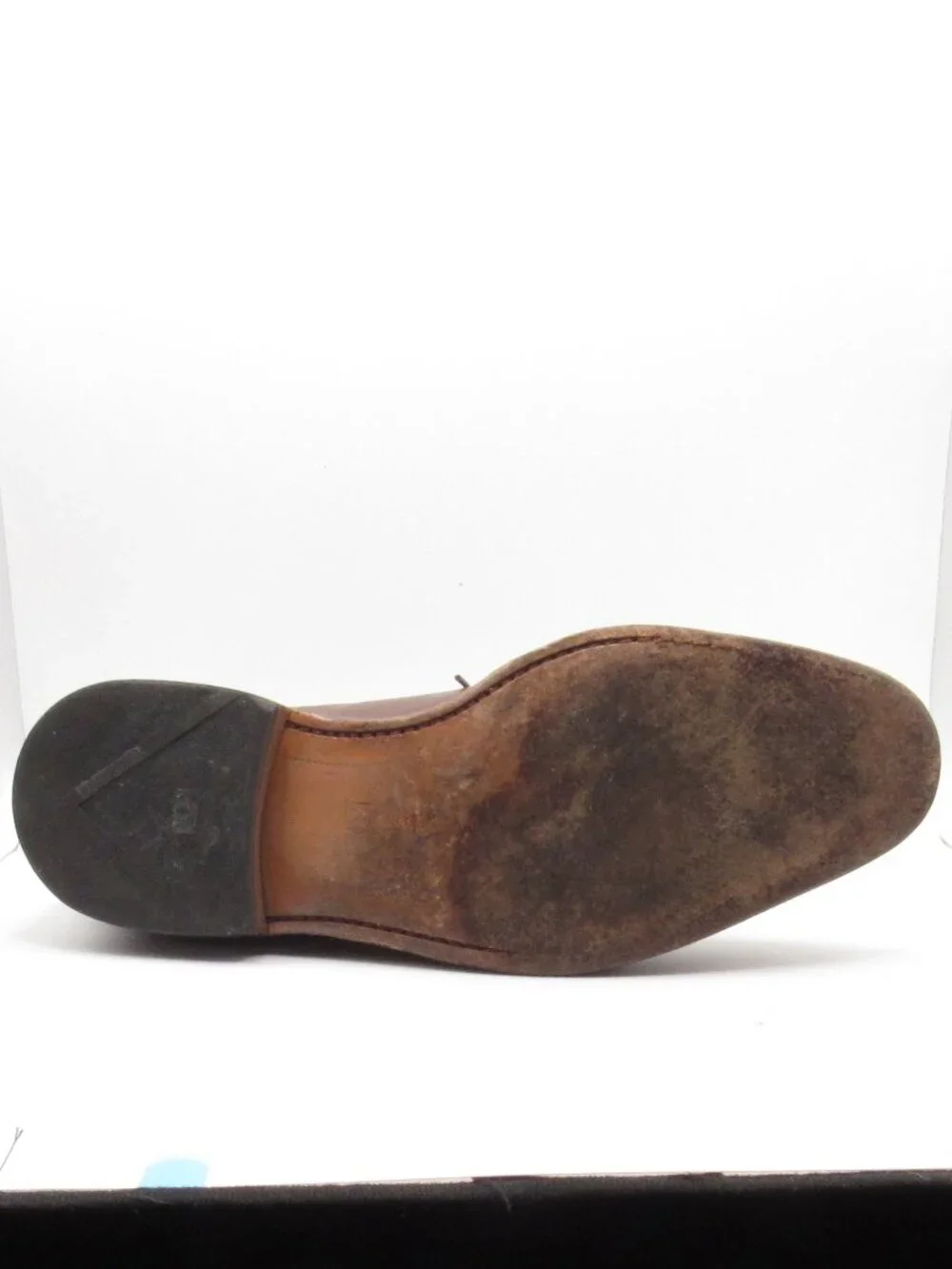 Allen Edmonds Brown Cornwallis Oxfords Size 10 E Medallion Toe Good Cond